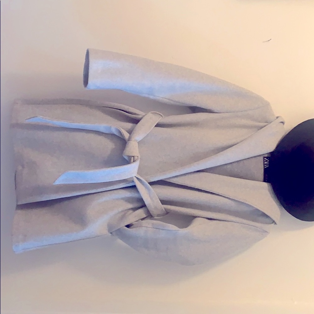 Zara gray pea coat